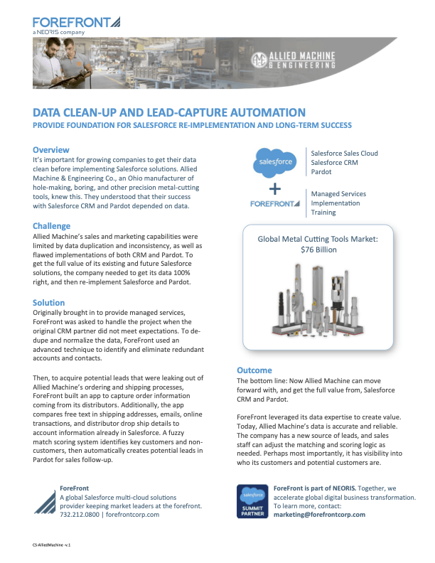 A screenshot of a case study.