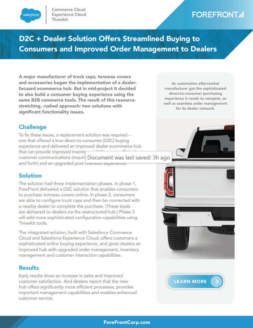 A screenshot of a case study.